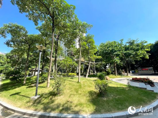 厦门海韵华庭小区。人民网记者 陈蓝燕摄